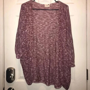 Pac Sun Quarter Sleeve Cardigan